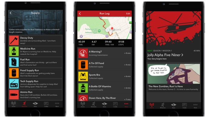 Zombies, Run! Application