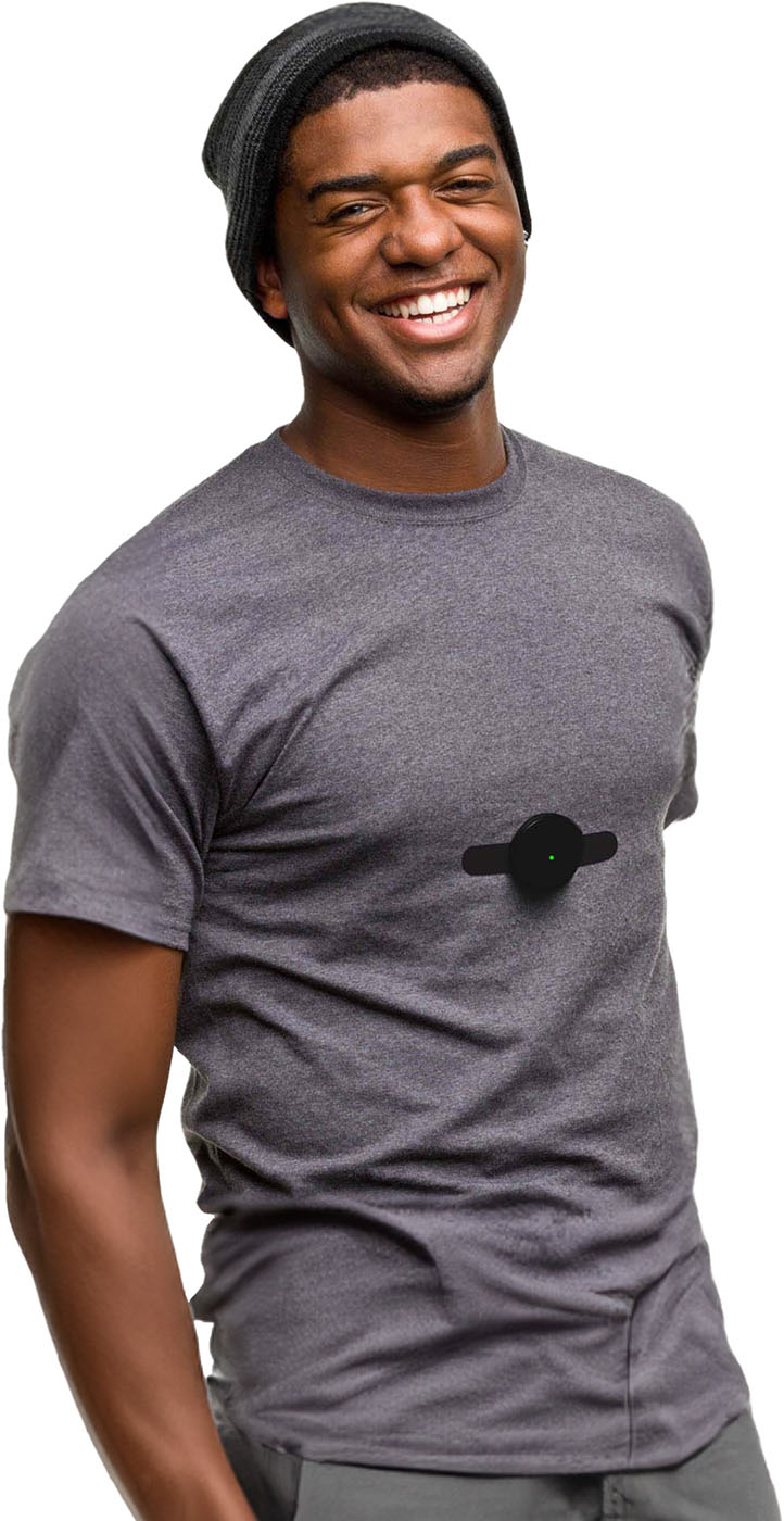 Person wearing Aidlab